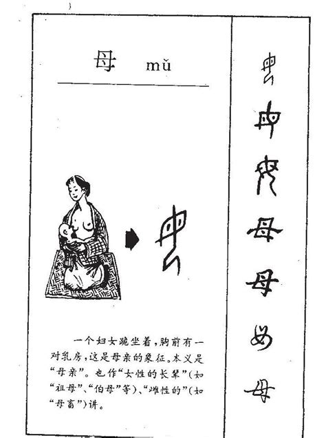 母字古字|母历史字源字形查询